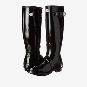 Hunter Tall Gloss Rain Boots size 8M/9F